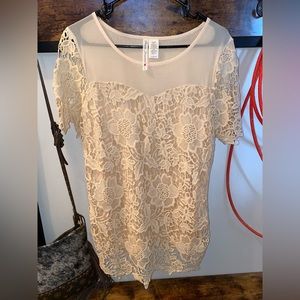 Lace dress top